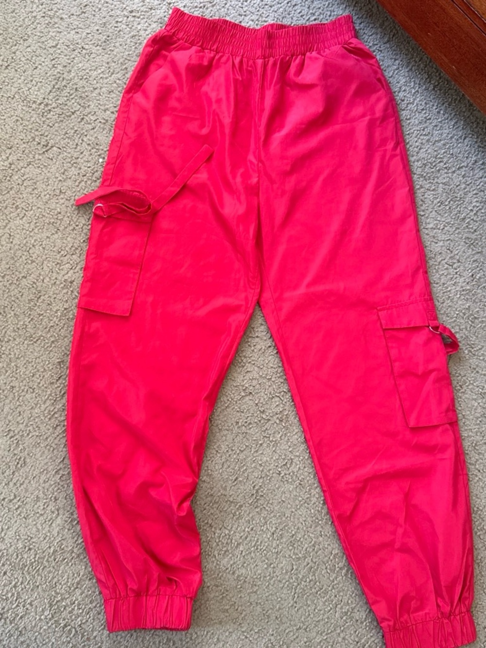 Tiger Mist Red Elastic Waist Skirt